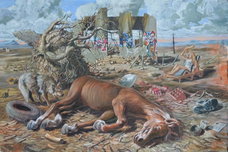 Oh les beaux jours !  - a Paintings by Grégoire Cabanes